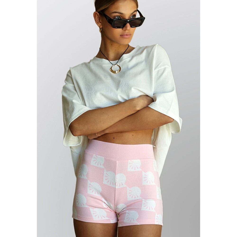 Araminta James shorts L Golden Sun Peony NWT
